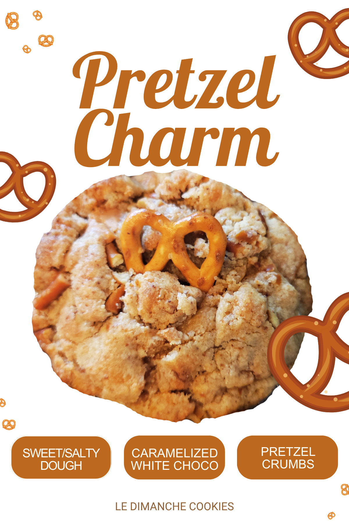 Pretzel Charm